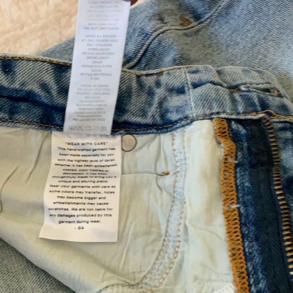 Good American Good Boy Straight Leg Jeans Size 12/31 - Picture 7 of 8